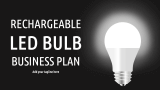 Rechargeable LED Bulb Business Plan - Slide 1