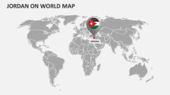 Jordan On World Map - Slide 1