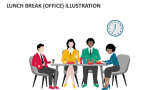 Lunch Break (Office) Illustration - Slide 2
