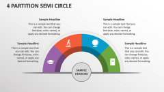 4 Partition Semi Circle - Slide 1