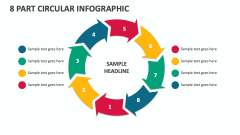 8 Part Circular Infographic - Slide 1