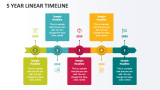 5 Year Linear Timeline - Slide 1