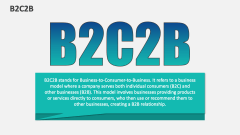 B2C2B - Slide 1