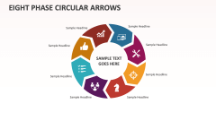 Eight Phase Circular Arrows - Slide 1