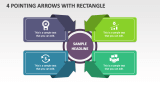 4 Pointing Arrows with Rectangle - Slide 1