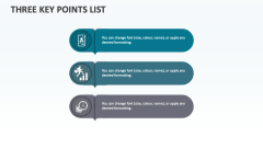 Three Key Points List - Slide 1