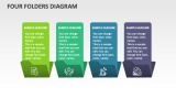 Four Folders Diagram - Slide 1
