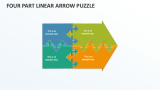 Four Part Linear Arrow Puzzle - Slide 1