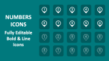 Numbers Icons - Slide 2