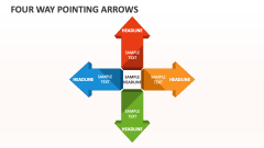 Four Way Pointing Arrows - Slide 1