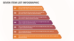 Seven Item List Infographic - Slide 1