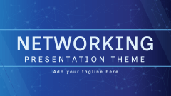 Networking Presentation Theme - Slide 1