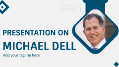 Presentation on Michael Dell - Slide 1