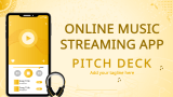 Online Music Streaming App Pitch Deck - Slide 1