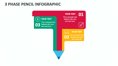 3 Phase Pencil Infographic - Slide 1