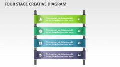 Four Stage Creative Diagram - Slide 1