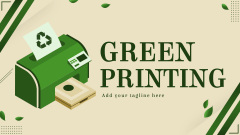 Green Printing - Slide 1