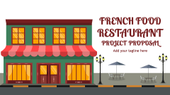 French Food Restaurant Project Proposal - Slide 1