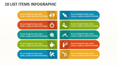 10 List Items Infographic - Slide 1