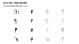 Electric Plug Icons - Slide 2