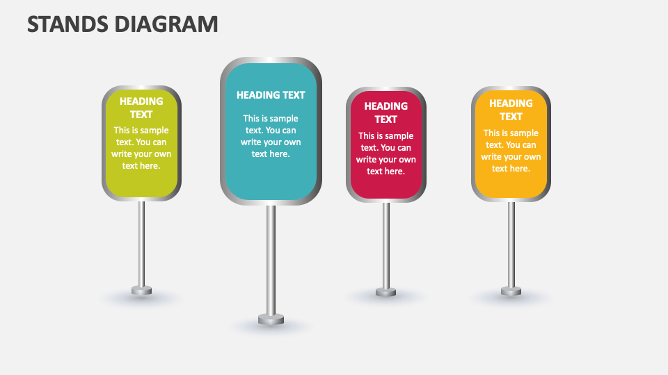 Stands Diagram Template for PowerPoint and Google Slides - PPT Slides