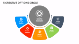5 Creative Options Circle - Slide 1