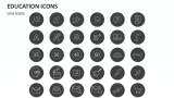 Education Icons - Slide 8
