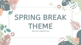 Spring Break Theme - Slide 1