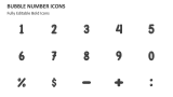 Bubble Number Icons - Slide 2