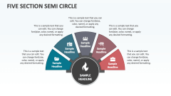 Five Section Semi Circle - Slide 1