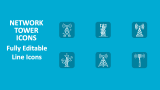 Network Tower Icons - Slide 1