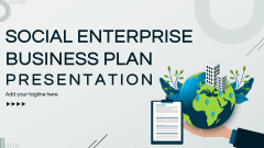 Social Enterprise Business Plan Presentation - Slide 1