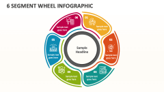 6 Segment Wheel Infographic - Slide 1