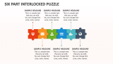 Six Part Interlocked Puzzle - Slide 1