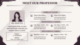 Meet Our Professors Presentation - Slide 6
