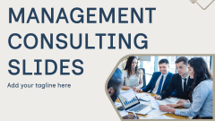 Management Consulting Slides - Slide 1