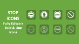 Stop Icons - Slide 1