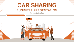 Car Sharing Business Presentation - Slide 1