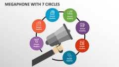 Megaphone with 7 Circles - Slide 1