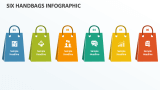 Six Handbags Infographic - Slide 1