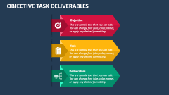 Objective Task Deliverables - Slide 1