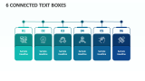 6 Connected Text Boxes - Slide 1