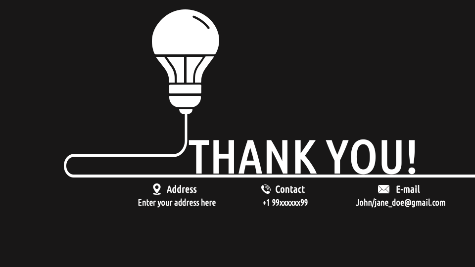 Rechargeable LED Bulb Business Plan PowerPoint and Google Slides