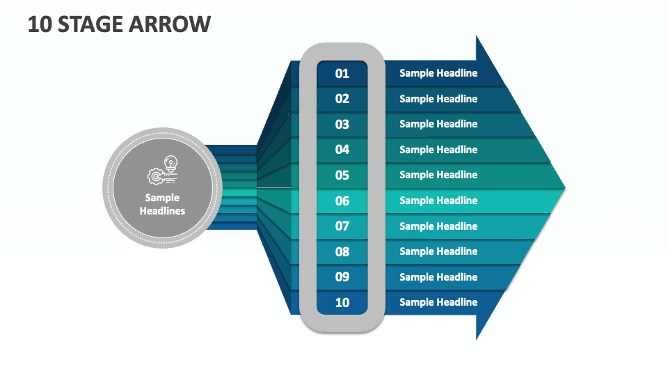 10 Stage Arrow - Slide 1