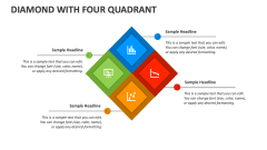 Diamond with Four Quadrant - Slide 1