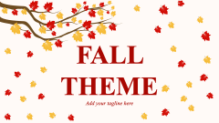 Fall Theme - Slide 1