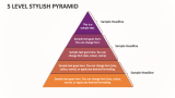 5 Level Stylish Pyramid - Slide 1
