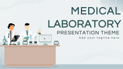 Medical Laboratory Presentation Theme - Slide 1