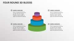 Four Round 3D Blocks - Slide 1