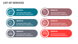 List of Services - Slide 7